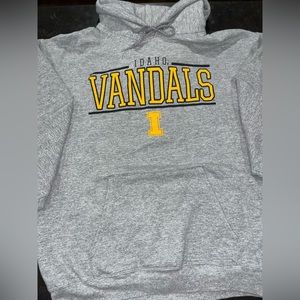 Grey Idaho College Unisex Medium Sweatshirt